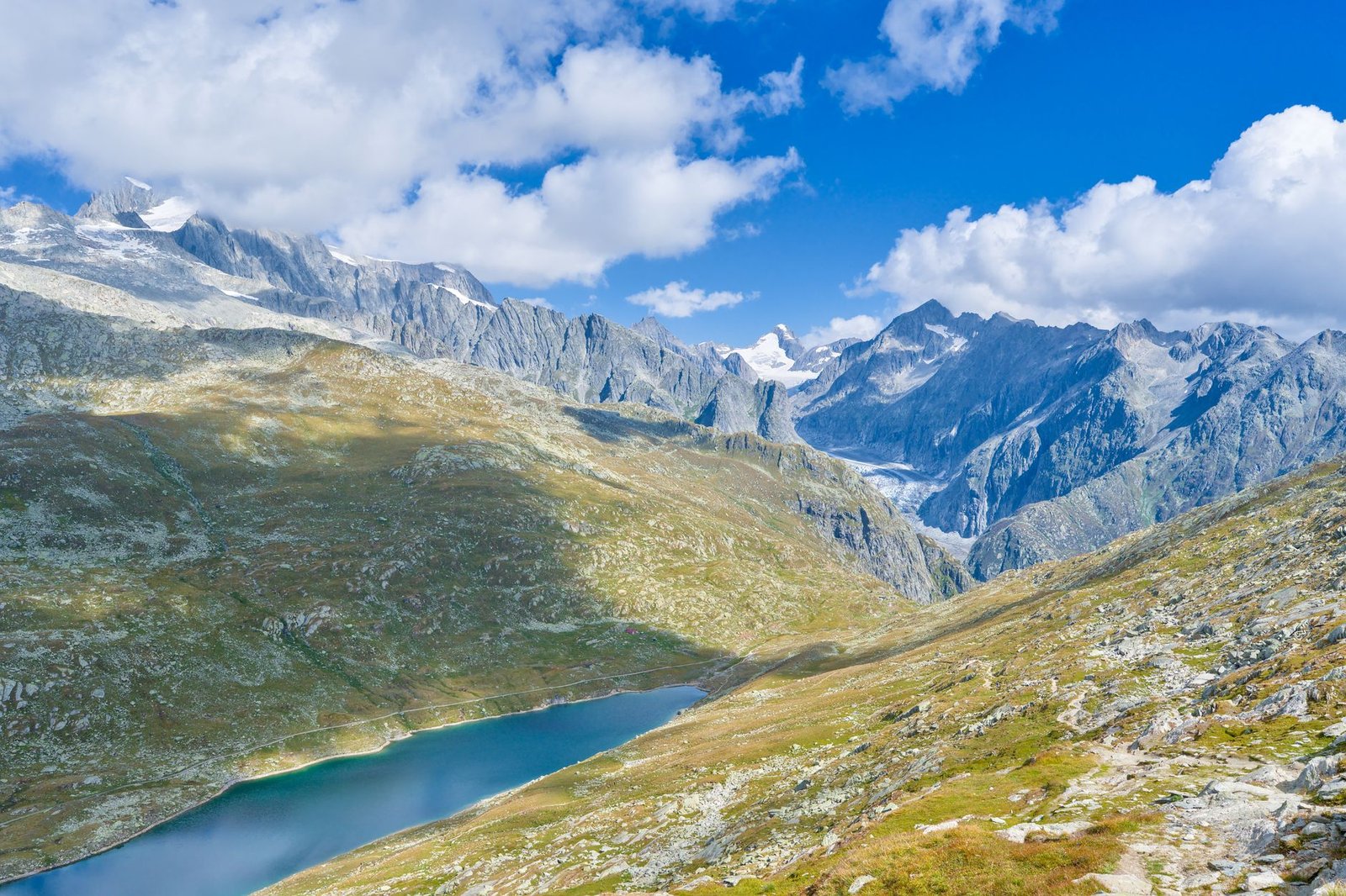 Swiss Alps Train Journey